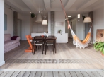 Malý penthouse - Obývací pokoj 