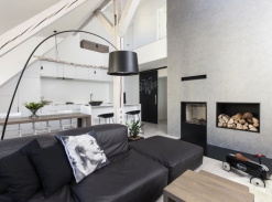 Půdní byt Bulharská - obývák