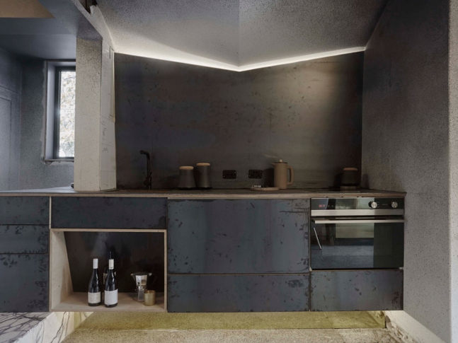 Airbnb v Melbourne - kuchyň 