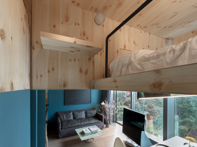 Hong Kong treehouse - ložnice 