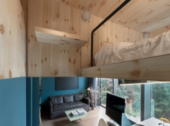 Hong Kong treehouse - ložnice