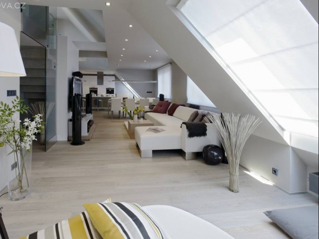 Byt v Kubelíkově ulici - obývací pokoj Byt v Kubelíkově ulici - obývací pokoj