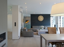 RD u přehrady - obývací pokoj