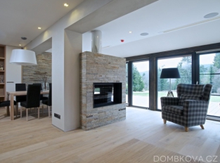 Chata v Šindlově  - obývací pokoj