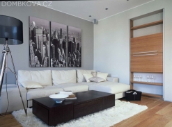 Byt ve Slavíkově ulici 2 - obývací pokoj