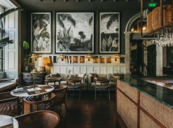 Bar a restaurace v Torel 1884