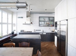 Byt pro milovníky umění - kuchyň