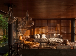 Oáza v São Paulo - obývací část