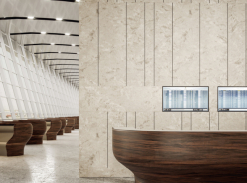 Recepce v dřevěném masivu