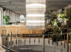 Hala a schodiště v Boitsfort