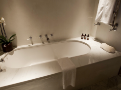 Koupelna hotelu Le Chalet Zannier
