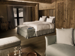 Ložnice hotelu Le Chalet Zannier