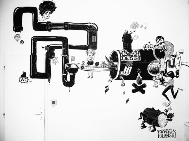 Zeď v CZECHDESIGN Zeď Czechdesign