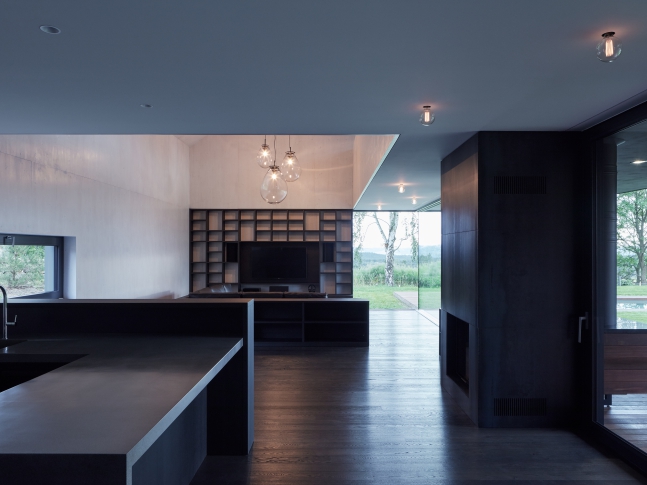 Engel House - obývací pokoj 