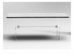 Glass table for Kavalier