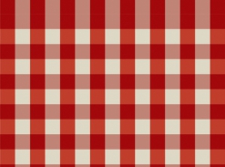 Checkered red