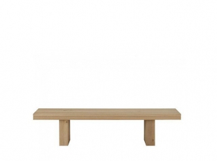 Double Oak Bench