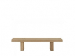 Double Oak Bench