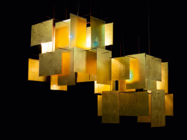 Závěsné svítidlo - 1000 Karat Blau 