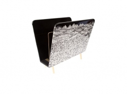 Magazine rack Gerusalemme black/white