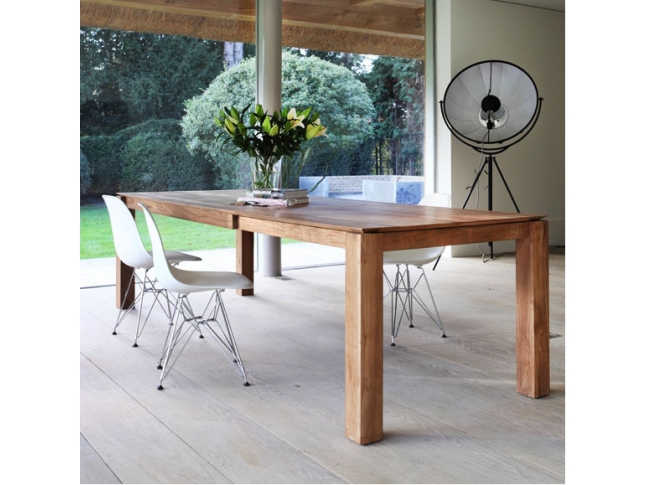 Teak Slice rozkládací jídelní stůl