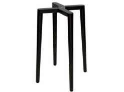 Tray holder black wood