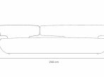 Levitt sofa Lewitt 240cm