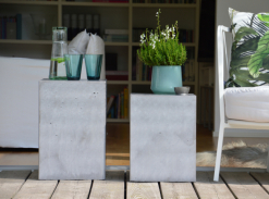 Stolička Block Hocker Beton Small