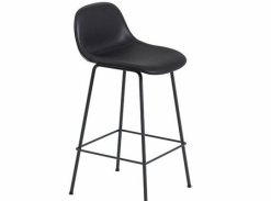 Barová židle s opěrkou Muuto Fiber