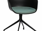 About a Chair - AAC20 AAC20 black sixed seat cushiony