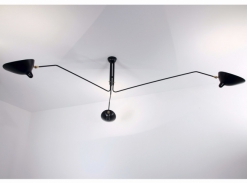 Závěsná lampa Serge Mouille P3B