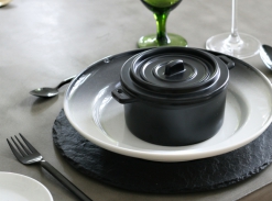 LOOOOX sada černých příborů