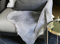 LOOOOX šedá kožešina z islandské ovce