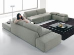 Brera Sofa Brera v látce - šedá