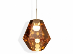 Cut Tall Pendant Gold