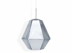 Cut Tall Pendant Chrome 