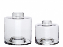 Skleněná váza Hübsch Interior