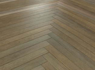 Dřevěná podlaha Herringbone Oak Sky