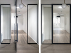 Pivotové dveře AXON Pivotové dveře AXON s bočními světlíky