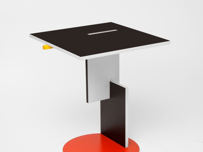 Side Table Red and Blue