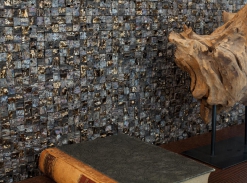 Mosaic - Elite Lava Stone Mix Gold Silver