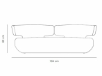 Levitt sofa lewitt 184 cm
