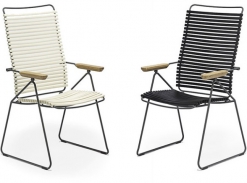 Polohovatelná židle s područkami Houe Click