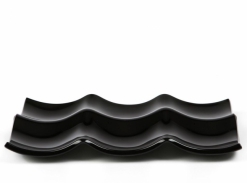 Talíř/mísa 3x2 Černá