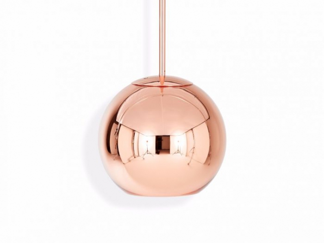 Copper Round Pendant 