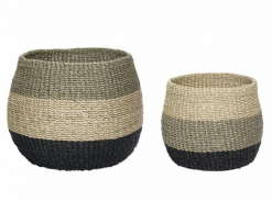 Pletený koš Hübsch Basket set