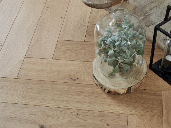 Podlaha FRENCH OAK AUTHENTIC BOIS FLOTTÉ HERRINGBONE 139 