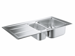 K400+ dřez z nerezové oceli a odtokem