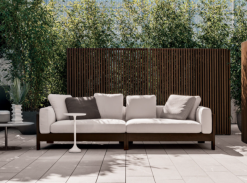 Venkovní sofa Alison Dark Brown