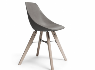 Lyon Beton židle Hauteville Plywood